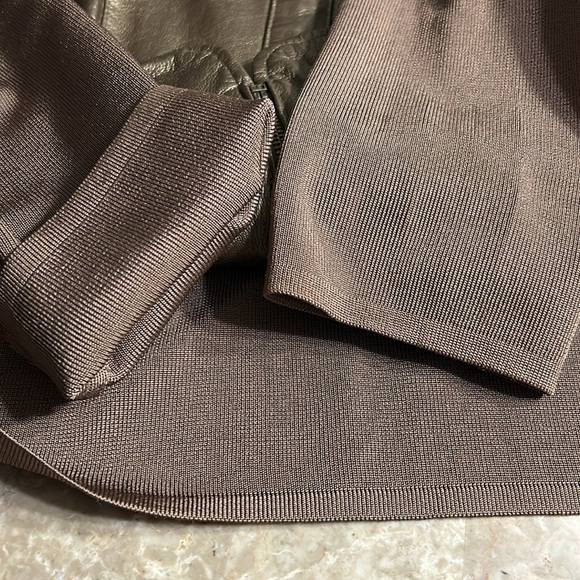 LEATHER  jacket,sweater jacket,multi media,like new!
3D floral,bronze shimmer, - Picture 13 of 13